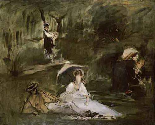 Sous le Arbes, Edouard Manet